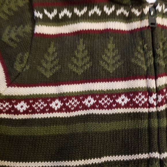 Gymboree boys 3T hooded knit sweater tree design - Picture 2 of 4